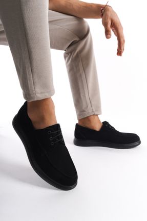 کفش لوفر مشکی مردانه پاشنه کوتاه ( 4 - 1 cm ) کد 817142870