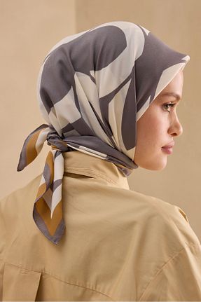 شال طوسی زنانه Poly Twill Cardion - کد 839224857