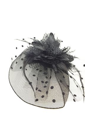 گیره سر مشکی زنانه پلی استر Çınar Aksesuar - کد 813845797