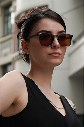 عینک آفتابی قهوه ای زنانه UV400 hoeby - کد 839278580