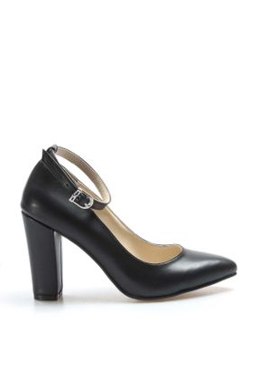 کفش پاشنه بلند کلاسیک مشکی زنانه چرم مصنوعی پاشنه متوسط ( 5 - 9 cm ) پاشنه ضخیم کد 117403952