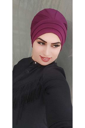 کلاه شنای اسلامی بنفش زنانه کد 839336563