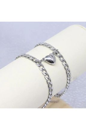 دستبند جواهر زنانه روکش نقره کد 805640366