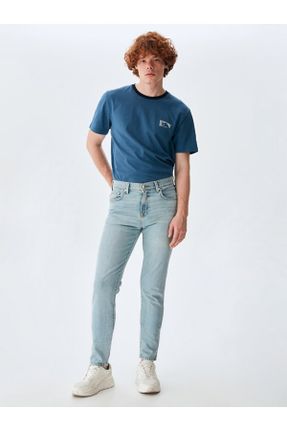 شلوار جین آبی مردانه جین استاندارد کد 755912027