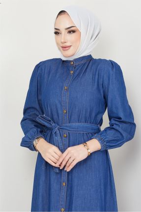 لباس آبی زنانه جین رگولار کد 684469471