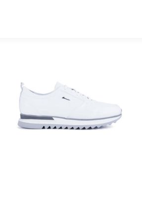 کفش کژوال سفید مردانه پاشنه کوتاه ( 4 - 1 cm ) پاشنه ساده کد 74389956