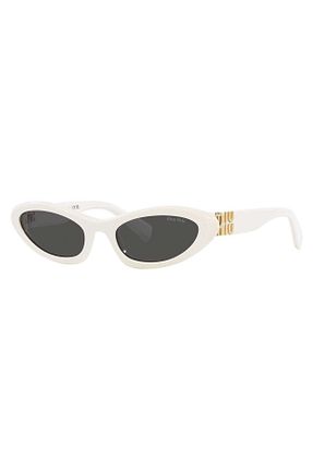 عینک آفتابی سفید زنانه UV400 Miu Miu - کد 821888454