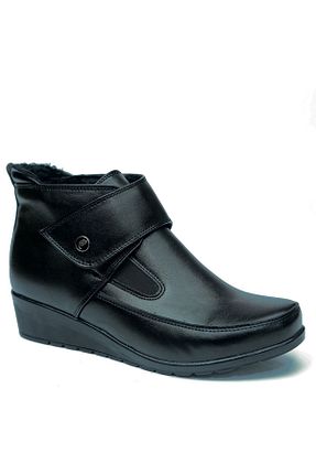 بوت / نیم بوت مشکی زنانه پارچه ای MAGIC SHOES - کد 54524618