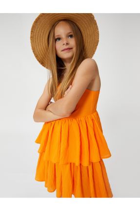 لباس نارنجی بچه گانه بافتنی رگولار کد 727785318