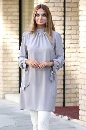 ست بالاتنه و پائین تنه حجاب طوسی زنانه سایز بزرگ Genel Markalar - کد 839068736