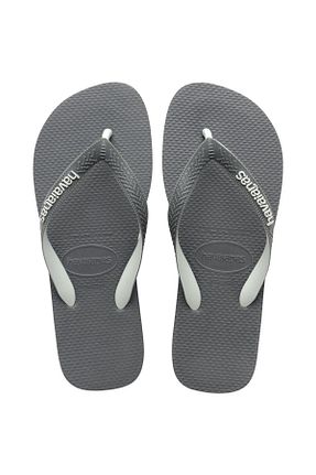 دمپائی طوسی زنانه پاشنه تخت Havaianas - کد 801124440