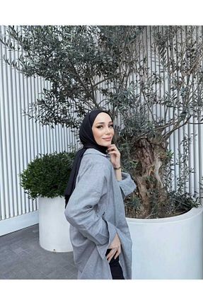 تونیک طوسی زنانه بافتنی High Style Girls - کد 450677031