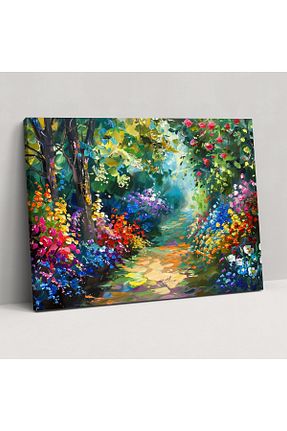 تابلو زرد کنواس Popcas - کد 839115448