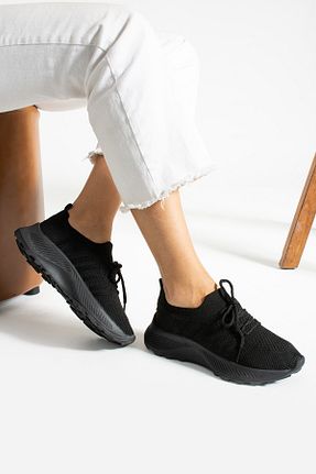 کفش اسنیکر مشکی زنانه بند دار volarescarpe - کد 839137766