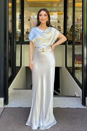 لباس طوسی زنانه بافتنی FEVER - کد 839173901