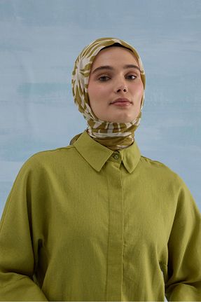شال سبز زنانه پنبه ای Cardion - کد 839226700