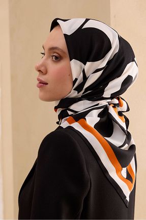 شال نارنجی زنانه Poly Twill Cardion - کد 839224274