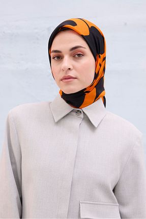 شال نارنجی زنانه Poly Twill Cardion - کد 839225710