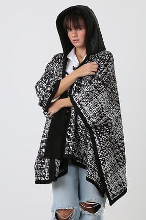 کاپشن مشکی زنانه اورسایز HAMUR - کد 206084412