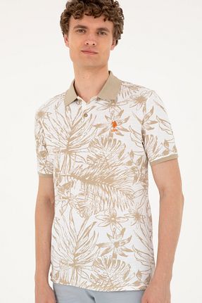 تیشرت خاکی مردانه یقه پولو U.S. Polo Assn. - کد 839310240