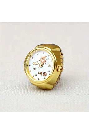 ساعت مچی طلائی زنانه زیر 20 میلی متر Bozhi - کد 839361205