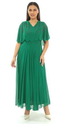 لباس سبز زنانه A-line کد 762215068
