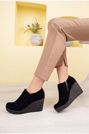 کفش پاشنه بلند پر مشکی زنانه پاشنه متوسط (5-9 سانتی متر) Jomoti - کد 378790636