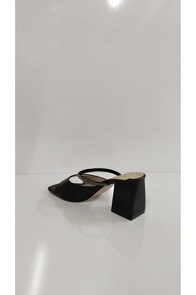 دمپائی مشکی زنانه پاشنه ضخیم Rüya - کد 839051733