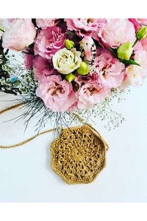کیف دوشی قهوه ای زنانه پارچه ای PİNKBAG - کد 761369545