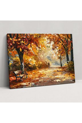 تابلو زرد کنواس Popcas - کد 839109972
