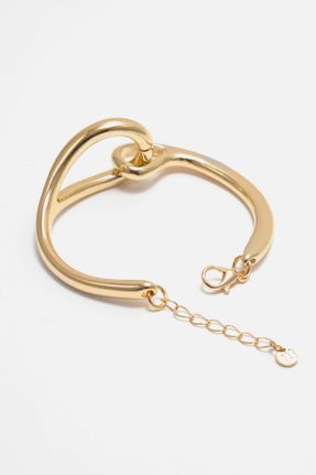 دستبند جواهر طلائی زنانه کد 839219196