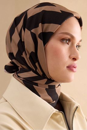 شال قهوه ای زنانه Poly Twill Cardion - کد 839225173