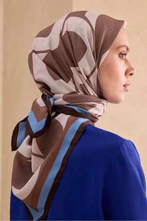 شال قهوه ای زنانه Poly Twill Cardion - کد 839223680