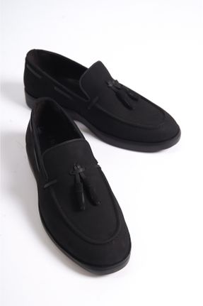 کفش لوفر مشکی مردانه پاشنه کوتاه ( 4 - 1 cm ) کد 746625559
