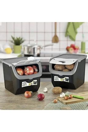 ظرف نگهداری طوسی پلاستیک Funny Life - کد 828951655