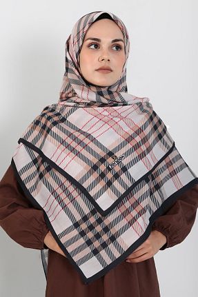 روسری طوسی پنبه پلی استر ZENİPEK - کد 839267736