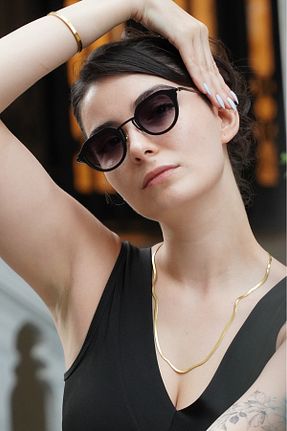 عینک آفتابی قهوه ای زنانه UV400 hoeby - کد 839277721