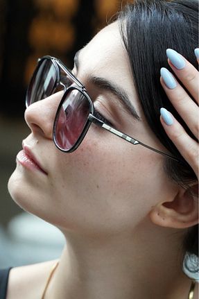 عینک آفتابی قهوه ای زنانه UV400 hoeby - کد 839282520