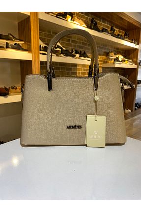 کیف دوشی طلائی زنانه چرم مصنوعی Armine - کد 839301550