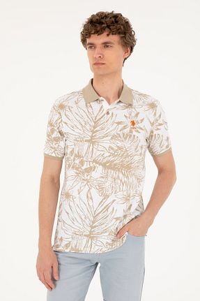 تیشرت خاکی مردانه یقه پولو U.S. Polo Assn. - کد 839310240