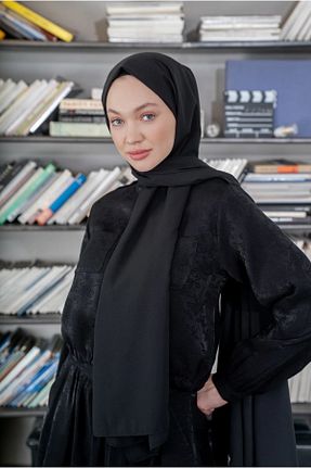 شال مشکی زنانه Medine İpeği İSTANBULSTYLEMODA - کد 839325389