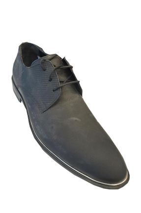 کفش کژوال مشکی مردانه چرم طبیعی پاشنه کوتاه ( 4 - 1 cm ) پاشنه ساده کد 768181578