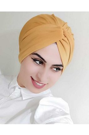 کلاه شنای حجاب زرد زنانه Mimoza - کد 839344957