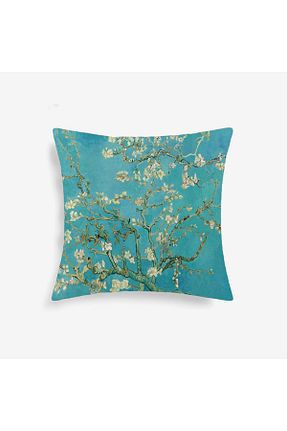 کوسن و روکش کوسن فیروزه ای الیاف GREENDECOR - کد 839355770