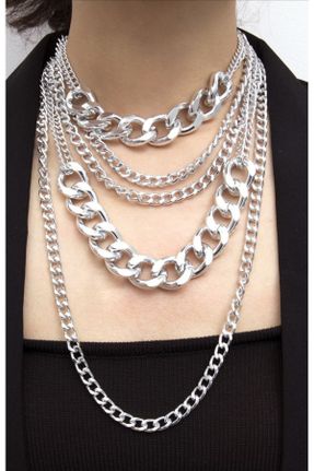 گردنبند جواهر زنانه پوشش لاکی کد 704554204