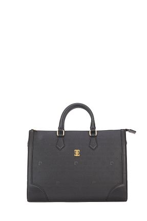 کیف دوشی مشکی زنانه چرم مصنوعی Pierre Cardin - کد 679653651