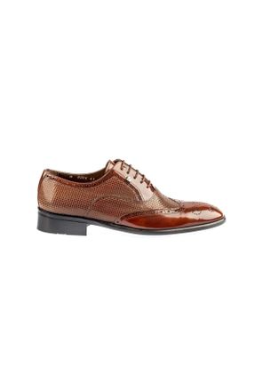 کفش کلاسیک قهوه ای مردانه پاشنه کوتاه ( 4 - 1 cm ) کد 731627927