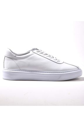کفش کژوال سفید مردانه پاشنه کوتاه ( 4 - 1 cm ) پاشنه ساده کد 800044690