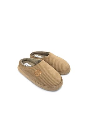 دمپائی خانگی قهوه ای مردانه پارچه ای shoemio - کد 336043459