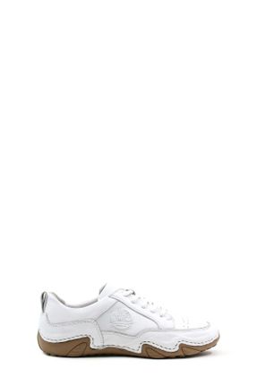 کفش کژوال سفید مردانه چرم طبیعی پاشنه کوتاه ( 4 - 1 cm ) پاشنه ساده کد 795742075